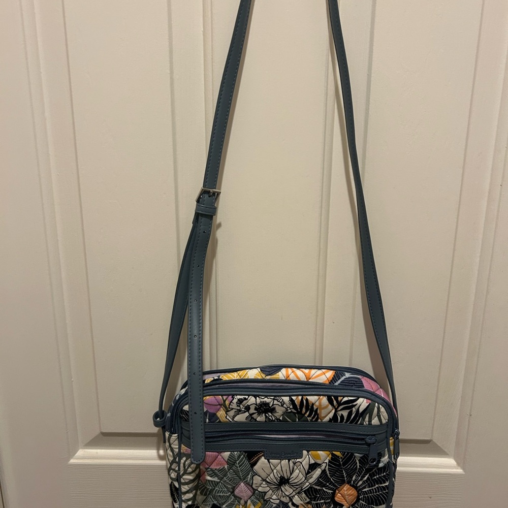 Vera Bradley Floral Crossbody Bag with Adjustable Strap